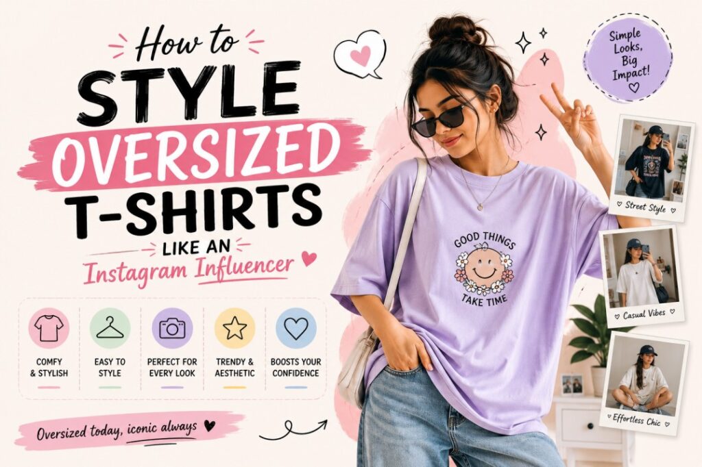 How to Style Oversized T-Shirts Like an Instagram Influencer 