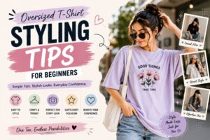 Oversized T-Shirt Styling Tips for Beginners by rashi