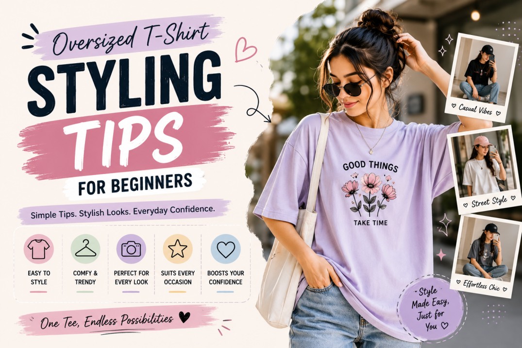 Oversized T-Shirt Styling Tips for Beginners | HerVibe Rashi